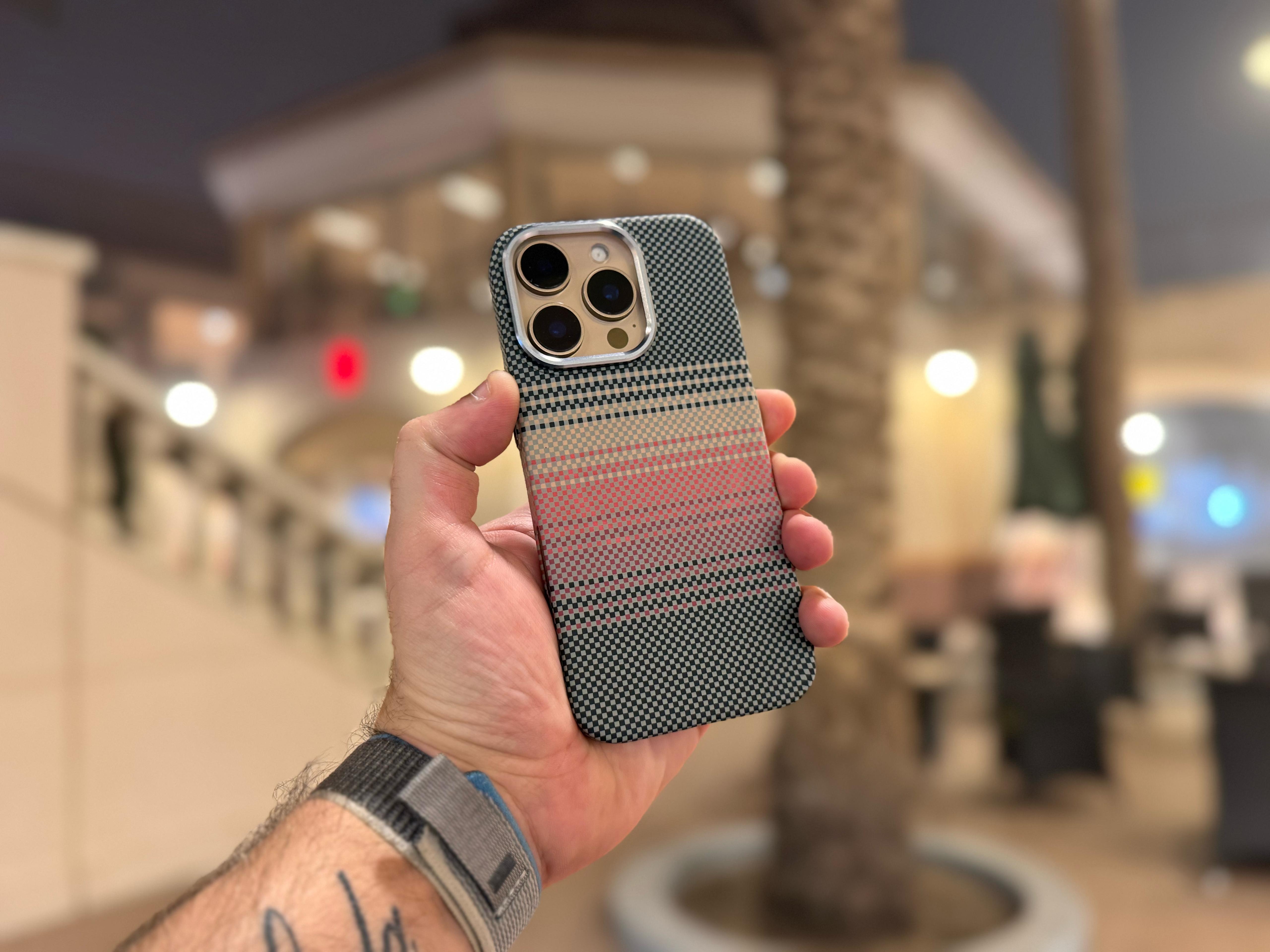 Kevlar Case for iPhone 15 Pro Max | Gray Kevlar Case for iPhone 15 Pro Max | Gray